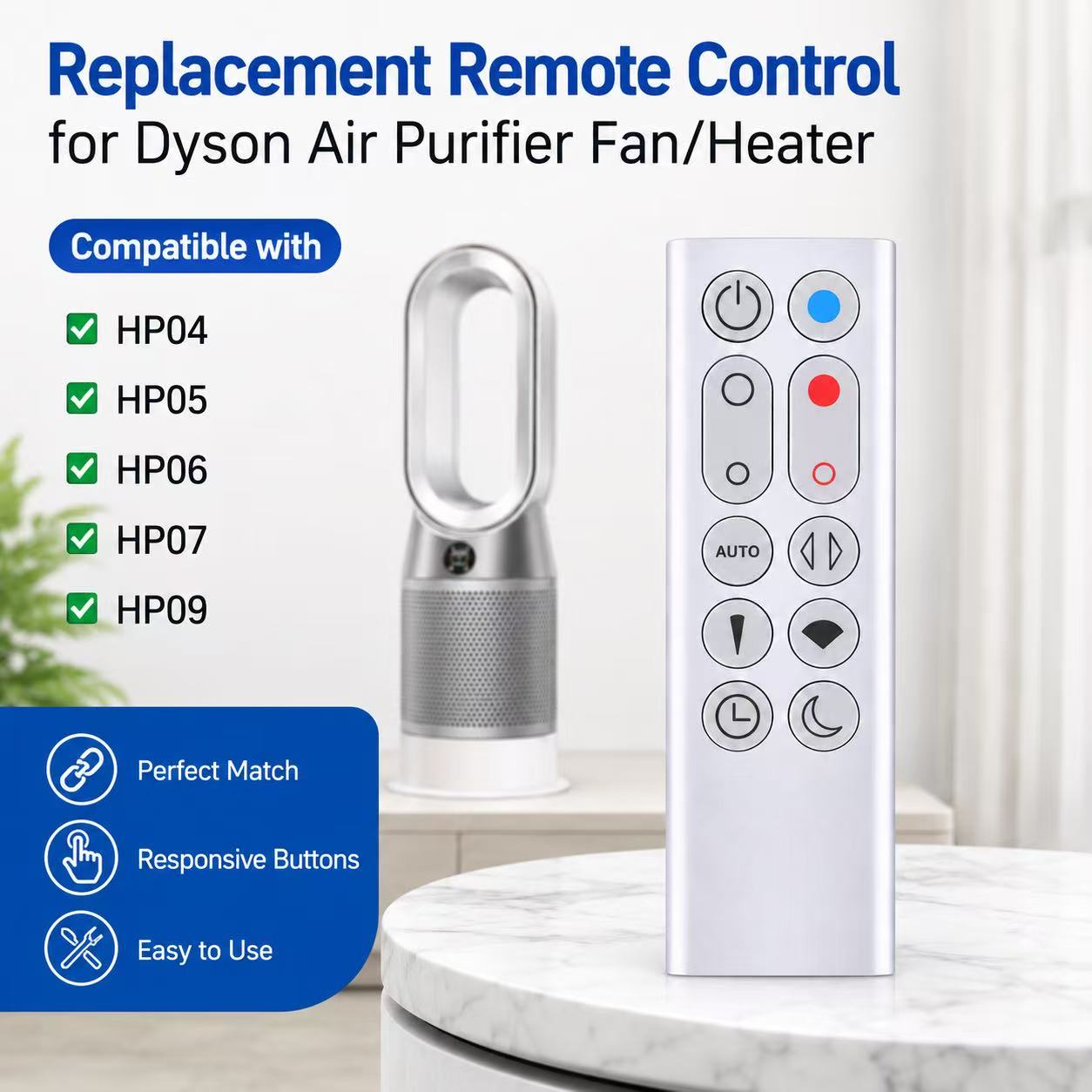 Replacement Remote Control For - Dyson Fan Am07 review and price