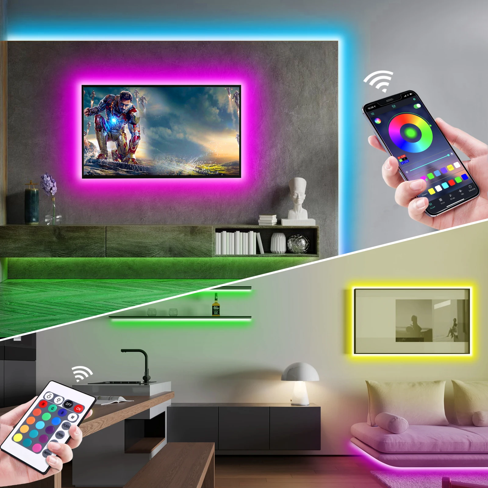 1-5m RGB LED Neon Strip Light  - Lighting Decor For Diwali review and price
